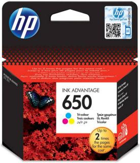 HP CZ102AE (No.650) C színes (C-Color) eredeti (gyári, új) tintapatron