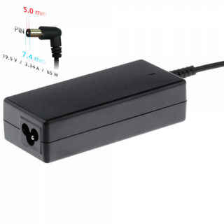 Notebook adapter Dell 19V/3.34A 65W 7.4.x5x0.6 mm ( AK-ND-05 )