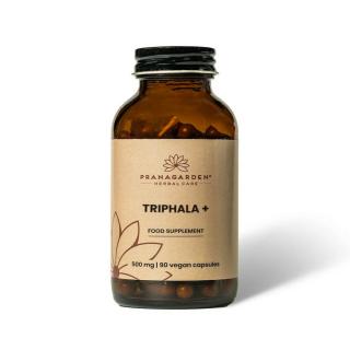 Pranagarden Triphala + 90 db - Emelt hatóanyag 500 mg - Emésztés, méregtelenítés, puffadás csökkentésére és anyagcsere-folyamatok támogatására