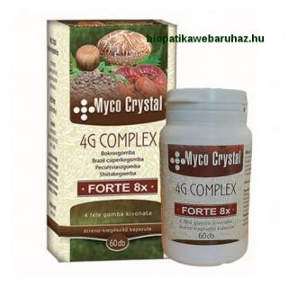 Myco Crystal 4G forte 60db - NÉGYFÉLE GYÓGYGOMBA