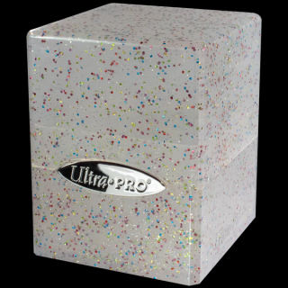 Satin Cube - tárolódoboz - Glitter Clear