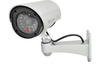 ISO 387 Dummy biztonsági kamera LED diódával