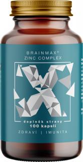 BrainMax Cink Komplex, Cink, Szelén, Réz és Kurkuma, 100 növényi kapszula