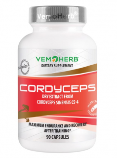 Vemoherb Cordyceps CS-4, 90 kapszula