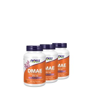 DMAE agyserkentő 250 mg, Now DMAE Healthy Brain Function, 3x100 kapszula