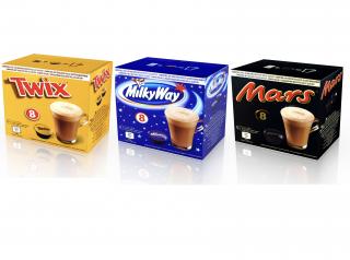 Csokoládé ital csomag Mars, Twix, Milky Way to Dolce Gusto 24 kapszula