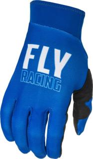Fly Racing - Pro Lite motoros kesztyű (Kék - fehér)