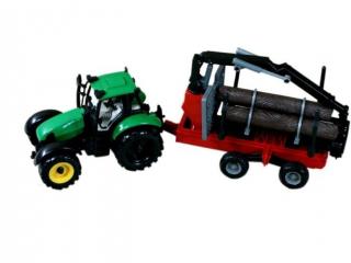 Rönk- és tejszállító műanyag traktor