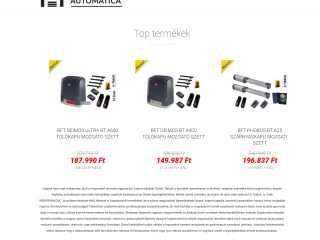 Automata kapunyitók, kapuk, kiegészítők webáruháza | Homeautomatica.hu