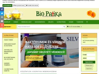 Természetes alapanyagú termékek webáruháza. REG-ENOR AKCÓ! Biopatika mindenkinek!